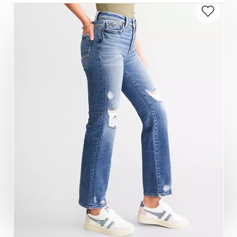 NWOT Cropped Straight Jeans - Picture 2 of 6